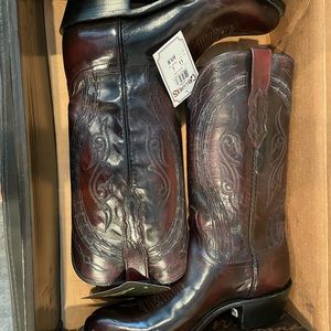 Lucchese Boots (custom). Men’s size 8.5/Women’s size 10.